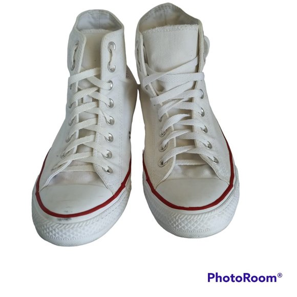Converse Chuck Taylor Hi All Star Shoes White-Red-Blue Men 8.5 main image 5